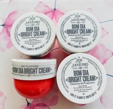 Sol de Janeiro Bom Dia Bright Cream - 25ml x 4 (100ml) Exfoliates, Moisturises
