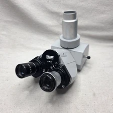 Zeiss 473028 Trinocular Head For Standard Microscopes w/ Kpl W 10x 👓 Lenses