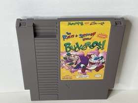 Ren & Stimpy Show: Buckaroo (Nintendo NES, 1993) Cartridge Only Cleaned Tested
