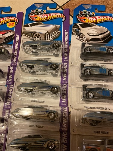 Hot Wheels 2013 Zamac VW Scirocco GT 24,Shelby GT500’s, Corvette, Chevy,Camaro - Picture 12 of 22