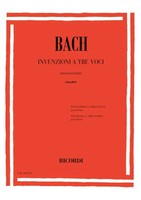 Invenzioni A 3 Voci | Johann Sebastian Bach | Partitur | 1979 | Ricordi