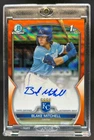2023 Bowman Draft Blake Mitchell Chrome Auto Orange Wave Refractor 1st #6/25