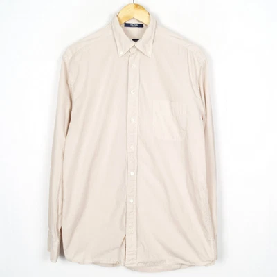 Chemise homme GANT Vista Popeline taille L coupe décontractée beige poche coton - Photo 1/4