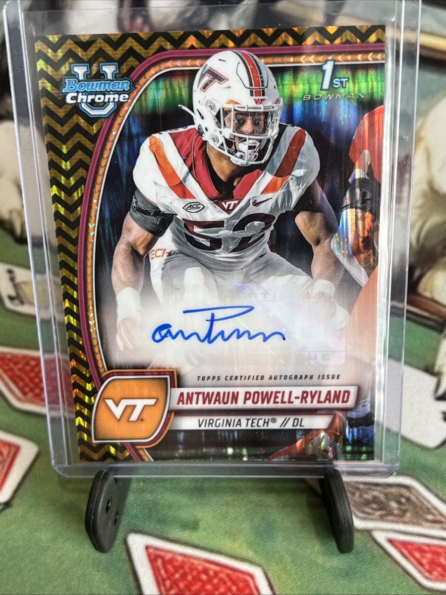 2024 Bowman Chrome U - Antwaun Powell-Ryland Auto Black & Gold