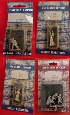 Ral Partha Imports - 32-003 32-005 32-006 32-016  (MIB)