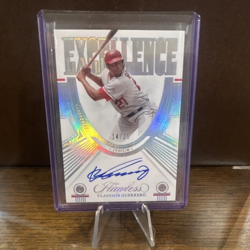 Panini 2023 Flawless Baseball Vladimir Guerrero Excellence Auto ES-VG /25