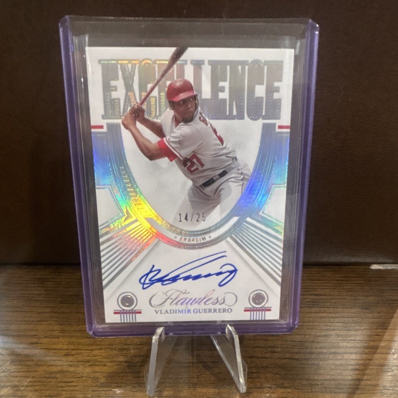 Panini 2023 Flawless Baseball Vladimir Guerrero Excellence Auto ES-VG /25