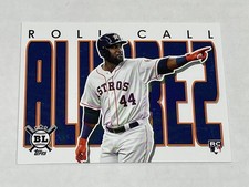 2020 Topps Big League Baseball Roll Call - Yordan Alvarez RC - Houston Astros