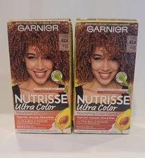 Garnier Nutrisse Ultra Color  RZ4 Intense Bronze Red  Permanent Hair Dye  