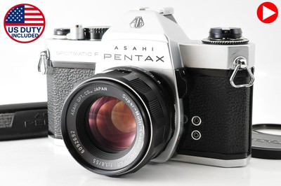 [Mint W / Band] Asahi Pentax SPF Silber Smc Takumar 55mm F1.8 Mf Linse Aus Japan