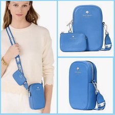 Image of Kate Spade Emma Phone Crossbody / tide pool color / NEW in original packaging