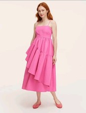 Kate Spade New York x Target Tiered Ruffle Midi Tank Pink Dress Babydoll Medium