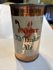 PABST OLD TANKARD ALE - LATE 1950'S - 12OZ KEGLINED FLAT TOP CAN - MILWAUKEE