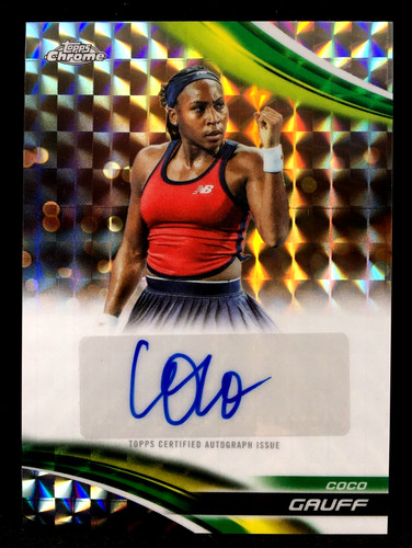Coco Gauff [Geometric Refractor] #CA-CGF card