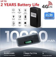 4G GPS Tracker Rechargeable 2Yr Battery Magnetic Motorcycle-Bike Tracking System