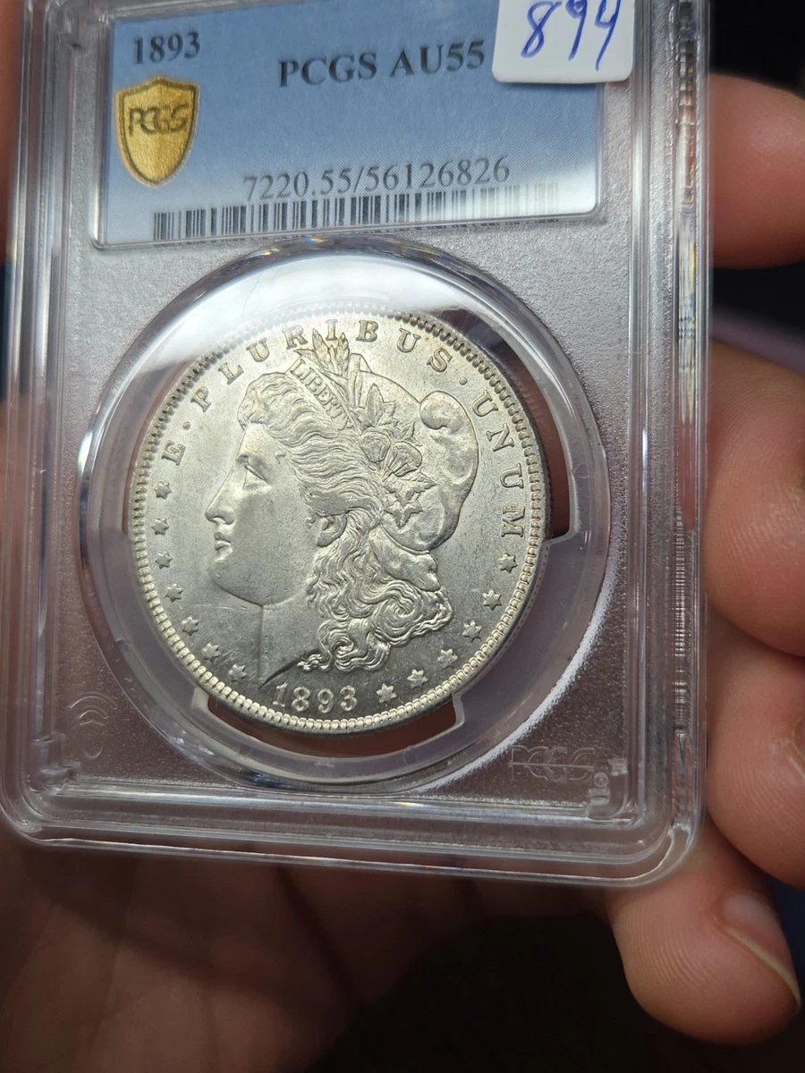 AU 55 Graded 1893 Year Morgan US Dollars (1878-1921) for sale | eBay