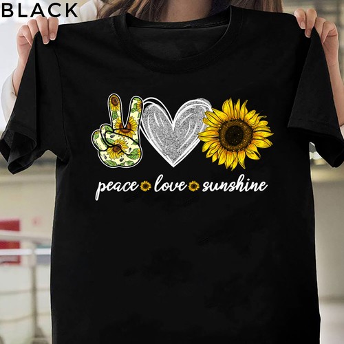 peace love sunshine tshirt