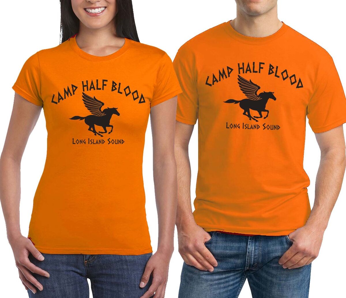 Camp Half Blood T-shirt Percy Jackson Demigods Olympian Halloween Costume  Shirts