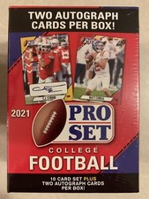 2021 Pro Set College Football Blaster Box (2 Autos per box) -BRAND NEW - SEALED