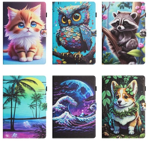 For Samsung Galaxy Tab A9 A8 A7 A S5e S6 Shockproof Leather Case Stand Cover - Picture 2 of 67