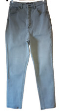 Vintage Route 66 Women Hi Rise Jeans Stretch Fit Green Size 11/12