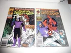 AMAZING SPIDER-MAN #320 and 321 Marvel 1989 McFarlane Newsstand FN/VF