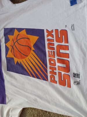 Vintage 90s Phoenix Suns Nutmeg Shirt NBA Basketball Size L Made