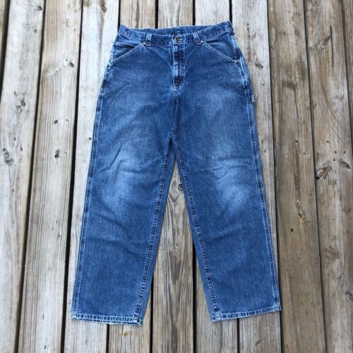 Vintage Lee Dungarees Carpenter Jeans Size 34 - Picture 1 of 4