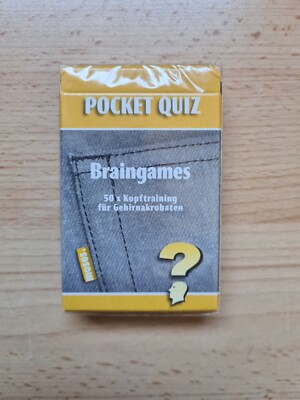 Moses Verlag ''Poket Quiz Braingames'' OVP/TOP