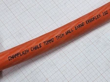 Champlain Cable #2/0awg 70mm2 EXRAD ERGOFLEX Thin Wall High Voltage Orange /5ft