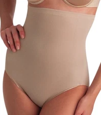 Naomi & Nicole Unbelievable Comfort Hi Waist Brief 2XL NUDE NWT