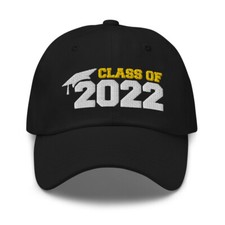 Class Of 2022 Embroidered Hat, Senior Class Of 2022 Hat, 2022 Graduation Gifts