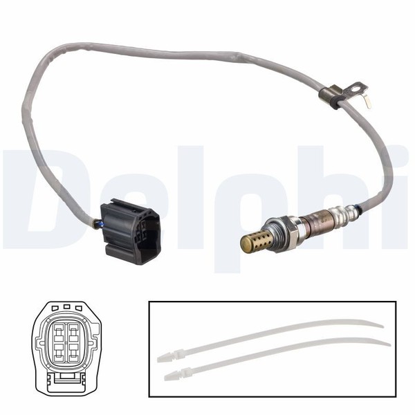 Delphi Lambdasonde Regelsonde Passend FüR Mazda 3 1.6 1.4-image