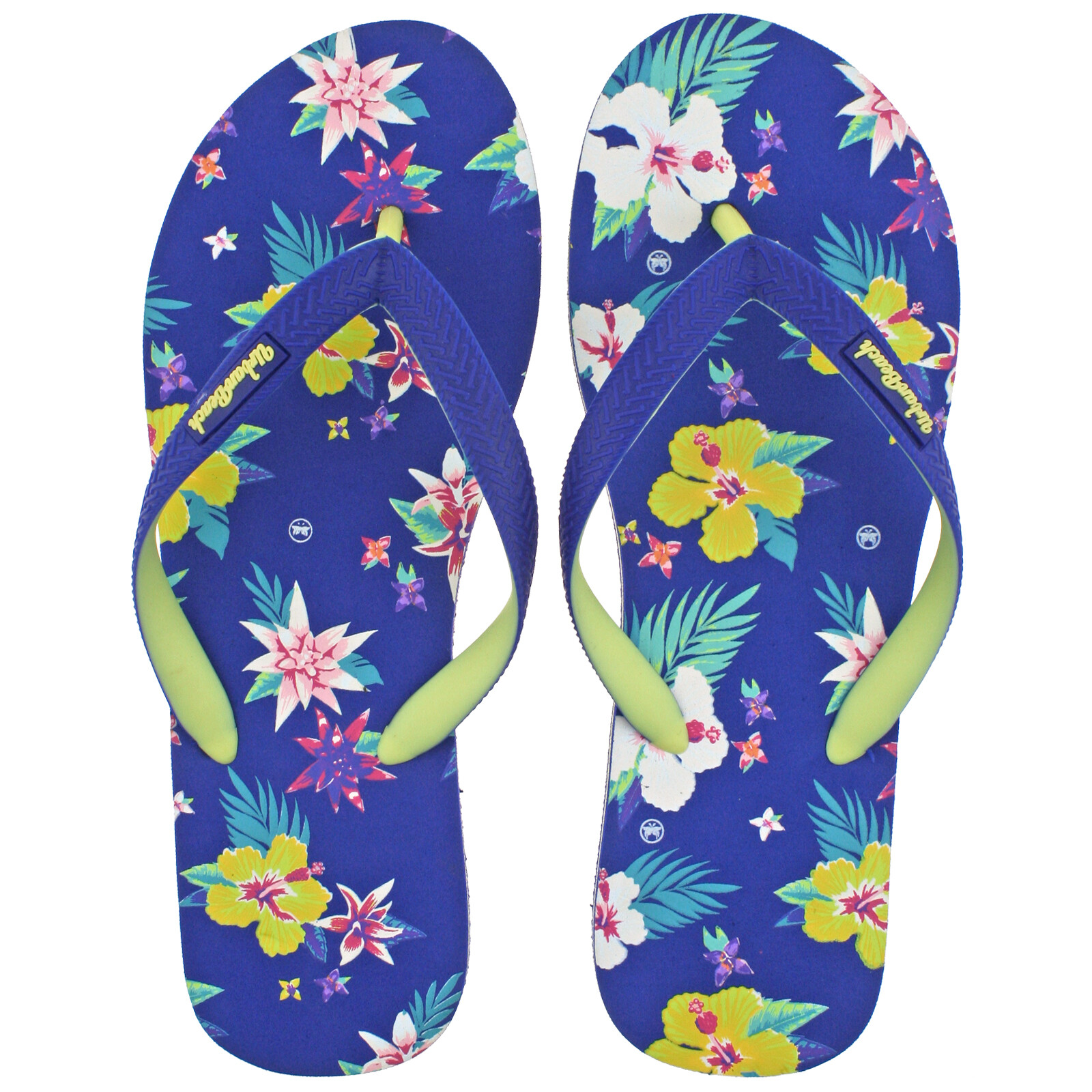 floral toe post sandals