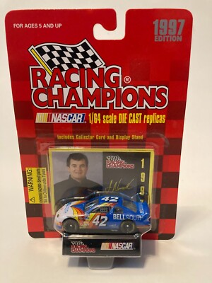 1997 Nascar Racing Champions #42 BellSouth Joe Nemechek Diecast Car On Card