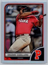 2023 Topps World Baseball Classic ERASMO CABALLERO Silver Rainbow Foil Base WBC