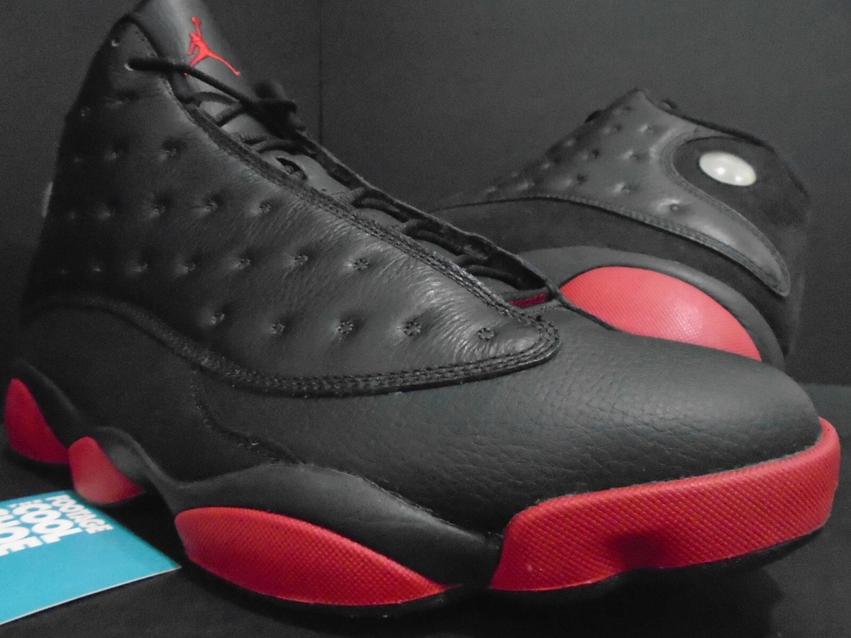 NIKE AIR JORDAN XIII 13 RETRO BLACK GYM RED DIRTY BRED TOE NIKE AIR JORDAN XIII 13 RETRO BLACK GYM RED DIRTY BRED TOE