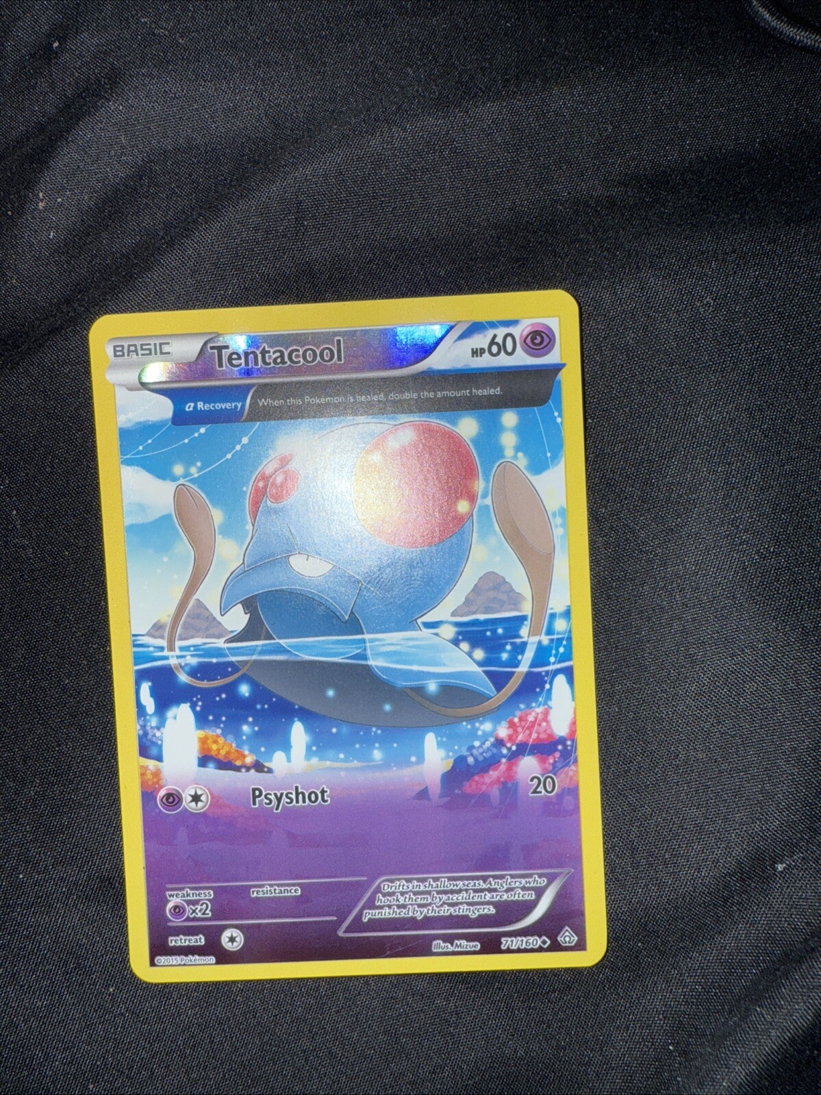 Pokemon - Tentacool - 71/160 - Uncommon - Reverse Holo - XY - Primal Clash - NM