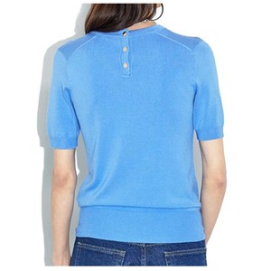 zara knit short sleeve top