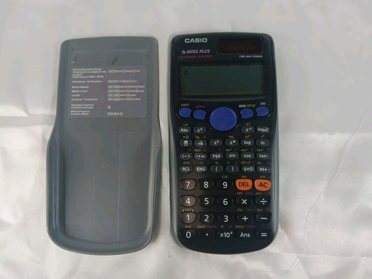 Casio FX-300ES Plus Scientific Calculator Battery/Solar Powered