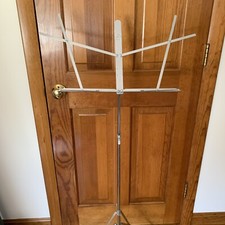 Hamilton Adjustable Chrome Music Stand 400-N Lutron Made In U.S.A.