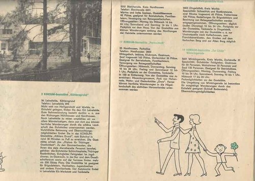 DDR Berlin 1970 KONSUM-Sommerreiseführer Entdecken Sie Thüringer Gastlichkeit - Bild 5 von 5