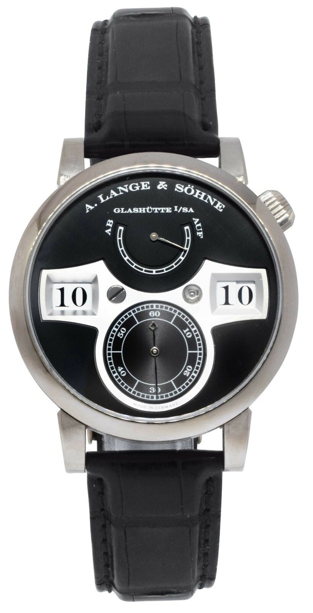 A. Lange & Sohne Lange Zeitwerk White Gold 41.9mm Watch Box/Papers