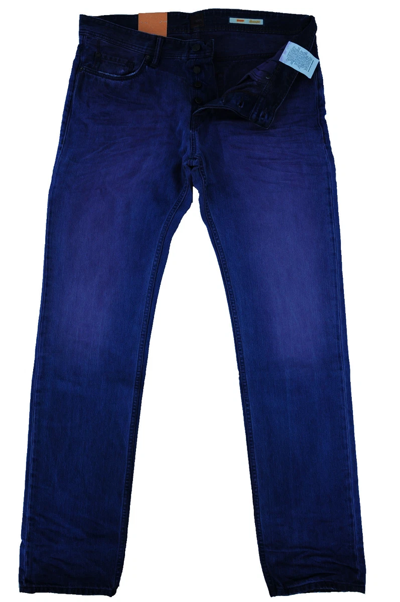 Pantalon Jean Hugo Boss - Taille Basse, Droit - Coton/lin - Taille W27 36/38 - Italie