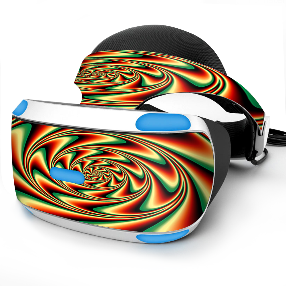 Skin Vinyle Pour Casque PSVR - Vert Camouflage 'Mud Stretch' - Itsaskin