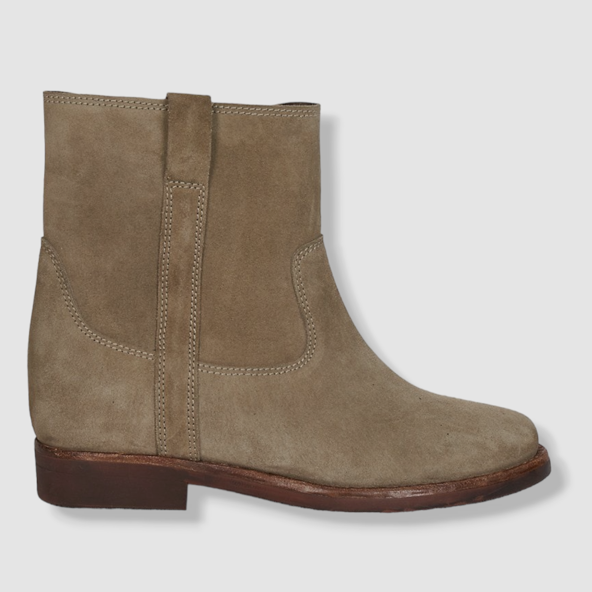 $790 Isabel Marant Womens Beige Susee Suede Western Boot Shoes