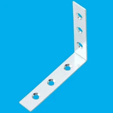 4x 75mm (3") Corner Braces, L Shaped, Right Angle Support Fixing Repair Brackets
