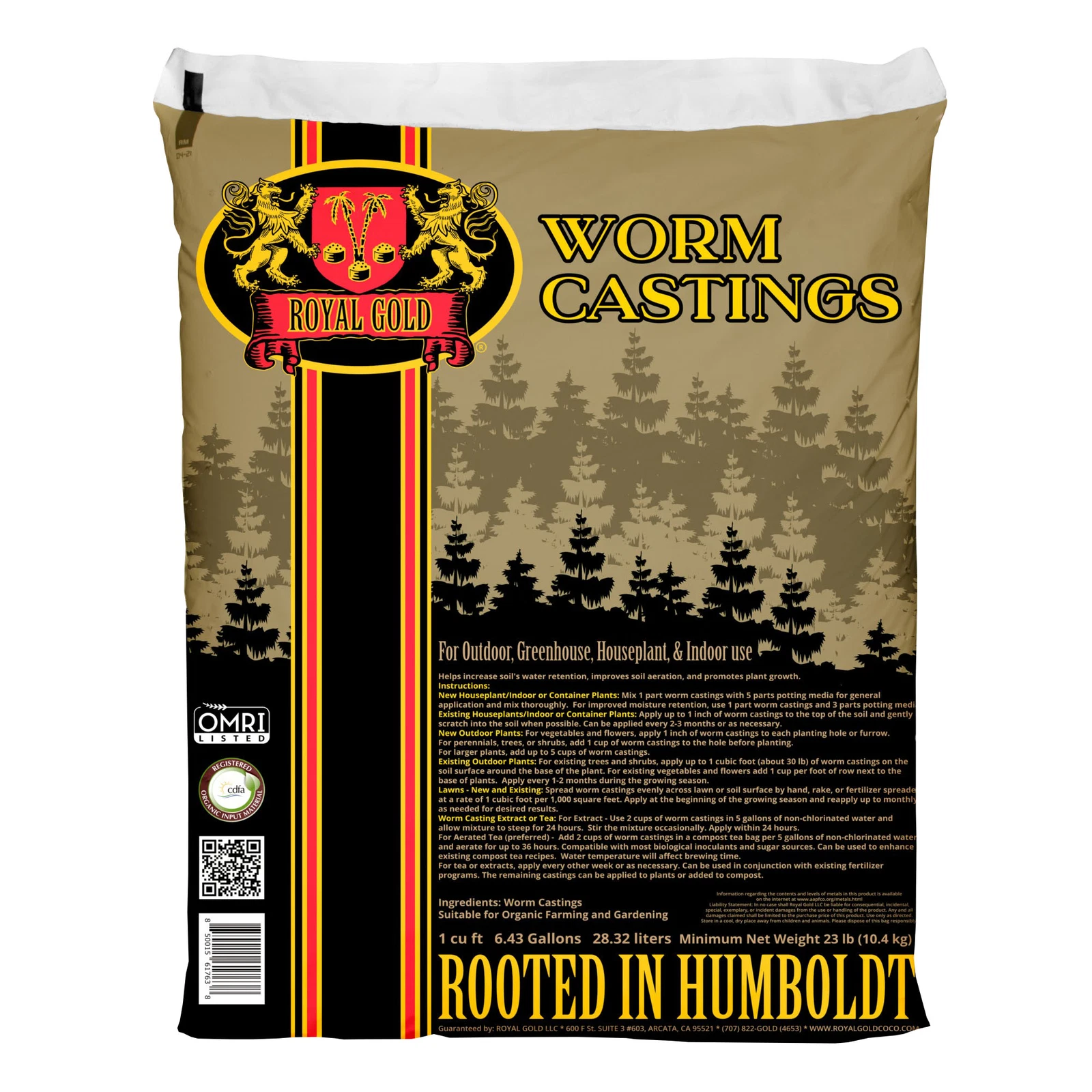 Royal Gold Worm Castings Amendment & Soil Builder - Thumbnail 5
