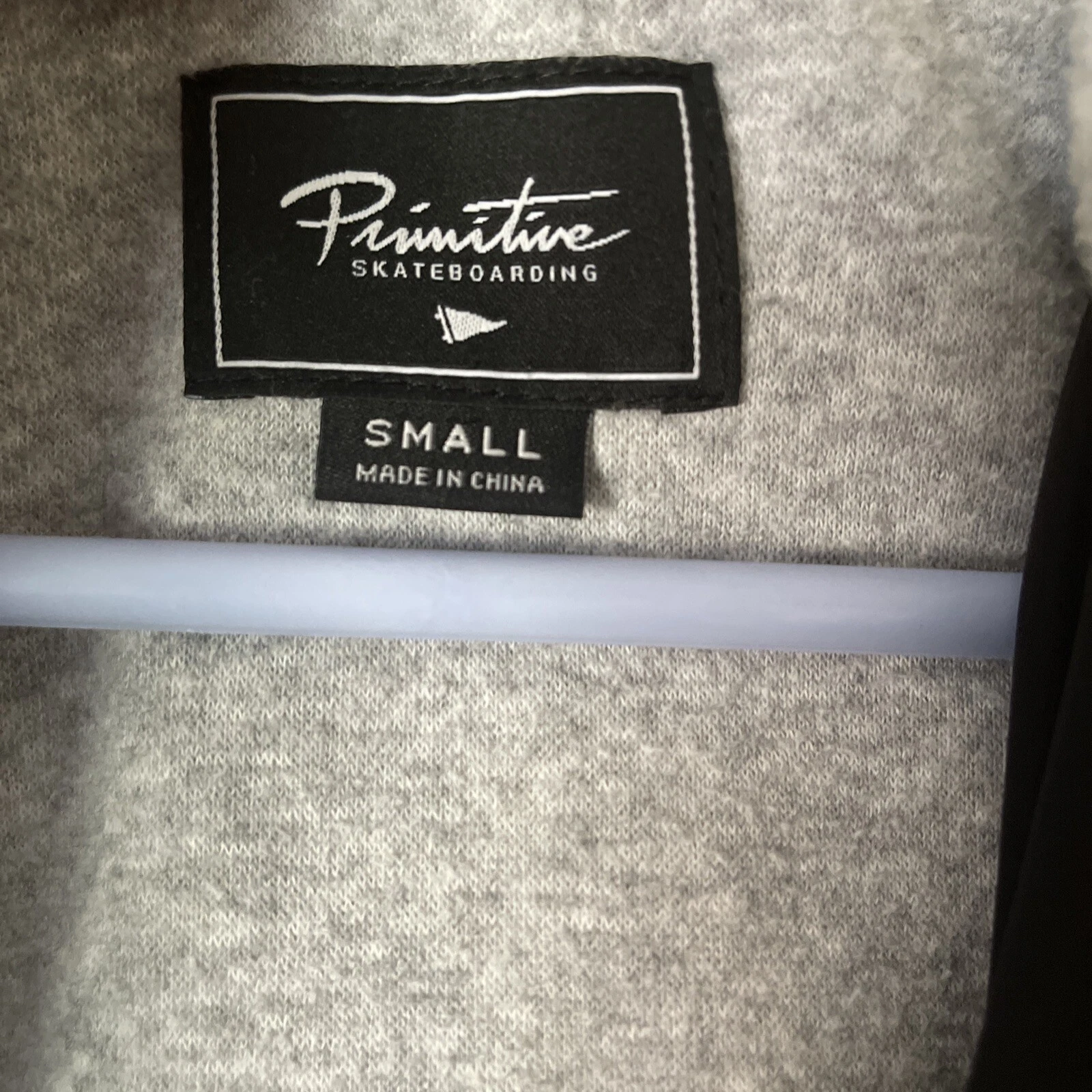 COACH GIACCA SKATEBOARD PRIMITIVA Nero Ricamata Logo Oro Giacca Uomo Small