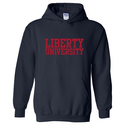 Liberty University Flames Basic Block Hooded Sweatshirt